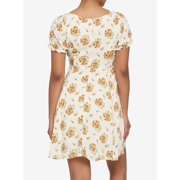 Sunflower Puff Sleeve Dress (Med) - Picture 8 of 9